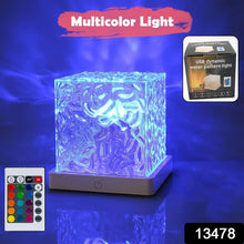 Ocean Wave Projector Lamp, 3D Water Wave LED Night Light, Water Ripple Night Lamp With Remote - justgrabit.in | Just Grab It