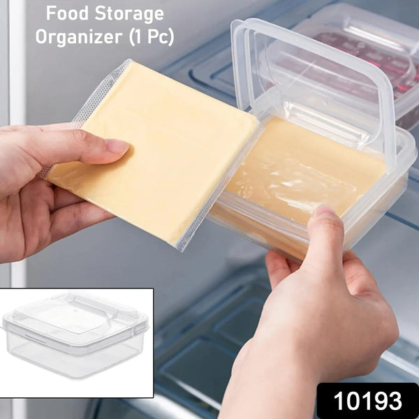 Transparent Storage Box Food Storage (1 Pc / 10×10 CM) - justgrabit.in | Just Grab It