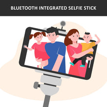 Bluetooth Selfie Stick, Portable Phone Tripod Stand for Mobile - justgrabit.in | Just Grab It