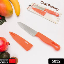 Stainless Steel Knife For Kitchen Use, Knife Set, Knife & Non - Slip Handle With Blade Cover Knife, Fruit, Vegetable,Knife Set (1 Pc) - justgrabit.in | Just Grab It