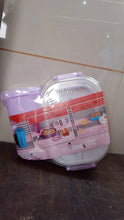Plastic Lunch Box With Small Box, Bottle & Sponn for Kids Lunch Box (4 Pc Set) - Justgrabit Inc.
