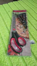 Stainless Steel Pizza Cutter Scissors Plastic Handle with Removable Spatula - justgrabit.in | Just Grab It
