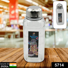 Plastic Transparent Mukhwas Bottle With Steel Cap / Mouth Freshener / Dryfruits Multipurpose Air Tight and BPA Free Kitchen Storage Bottle (1 Pc) - Justgrabit Inc.