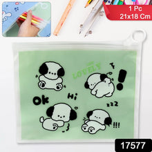 Reusable Multipurpose Pouch Pen Stationary Case Travel, Boys & Girls Pouch with Zip for Travel, School, Stationary (1 Pc/ Mix Design) - Justgrabit Inc.