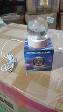Astronaut 3D Crystal Ball lamps With Wood Base (1 Pc) - justgrabit.in | Just Grab It