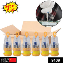 (Set of 6pc) Screwdriver Set, Steel 16 in 1 with 15 Screwdriver Bits, Professional Magnetic Driver Set - Justgrabit Inc.