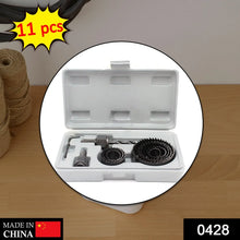Wood Hole Saw Cutting Set (11 pcs, 19 - 64mm, Multicolour) - Justgrabit Inc.