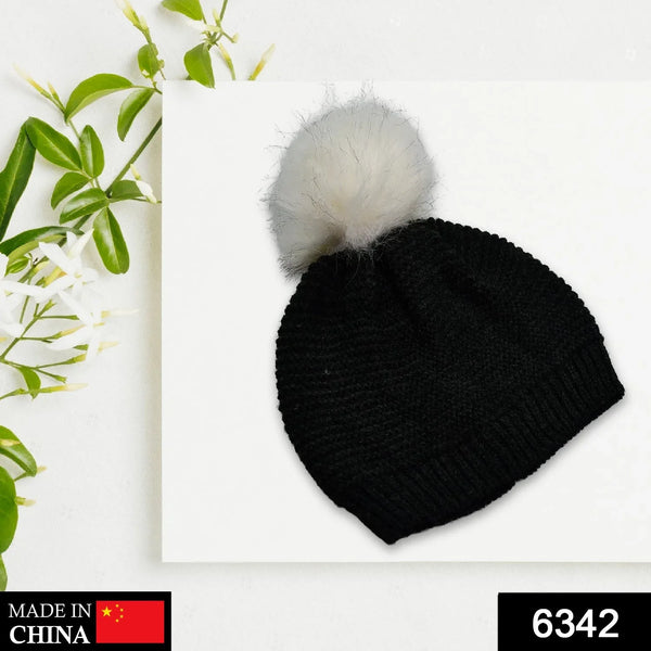 Men's and Women's Skull Slouchy Winter Woolen Knitted Black Inside Fur Beanie Cap. - Justgrabit Inc.