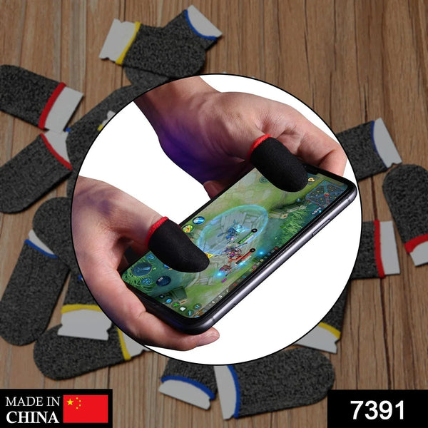 Thumb & Finger Sleeve for Mobile Game, Pubg,Cod,Freefire (1Pair only) - justgrabit.in | Just Grab It