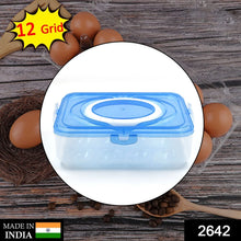 Plastic Kitchen Refrigerator Egg Storage 12 Grid 1 Layer Egg Container - Justgrabit Inc.