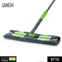 Multipurpose Wet and Dry Cleaning Microfiber Flat MOP Floor Cleaning Mop with , 360 Degree Rotating Head and Telescopic Handle Steel Rod Long Handle Dry Mops, Standard (1 Piece, Multi - Colour) - Justgrabit Inc.