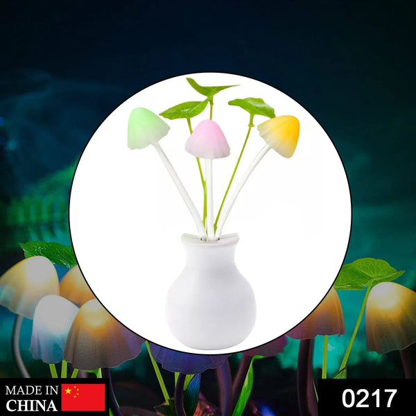 LED Dream Night Light, Auto ON / Off Sensor Mushroom Lamp (Multicolor) - Justgrabit Inc.