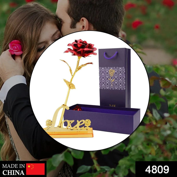 24k Gold Rose,hicoosee Gold Foil Plated Rose with LOVE Stand and Gift Box for Anniversary, Birthday, Wedding , Christmas ,Thanks giving - Justgrabit Inc.