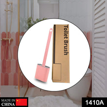 Silicone Toilet Brush with Holder Stand for Bathroom Cleaning - Justgrabit Inc.