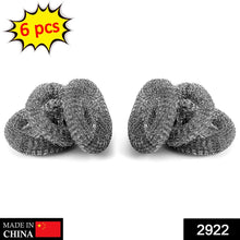 Stainless Steel Scrubber / Scourer (pack of 6pc) - Justgrabit Inc.