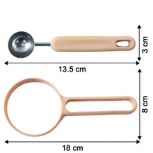 2 in 1 Fruit Scooper and Cutter Tool (1 Pc) - justgrabit.in | Just Grab It