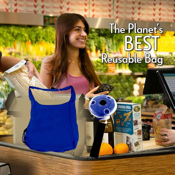 Reusable Insulated Grocery Shopping Cloth Bag Washable and Foldable - Justgrabit Inc.