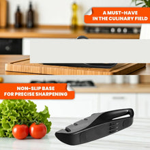 Kitchen Knife Sharpener – Handheld for Chefs & Serrated Knives (1 Pc, Chopper Not Included) - Justgrabit Inc.
