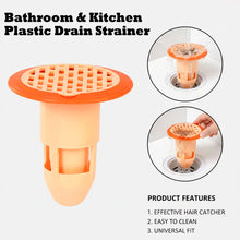 Bathroom & Kitchen Plastic Drain Strainer (1 Pc) - justgrabit.in | Just Grab It
