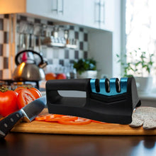 Kitchen Knife Sharpener – Handheld for Chefs & Serrated Knives (1 Pc, Chopper Not Included) - Justgrabit Inc.