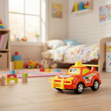 Funwoods Friction - Powered Cartoon Racing Car Toy - (1 Pc) - justgrabit.in | Just Grab It