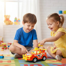 Funwoods Friction - Powered Cartoon Racing Car Toy - (1 Pc) - justgrabit.in | Just Grab It