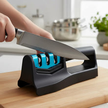 Kitchen Knife Sharpener – Handheld for Chefs & Serrated Knives (1 Pc, Chopper Not Included) - Justgrabit Inc.