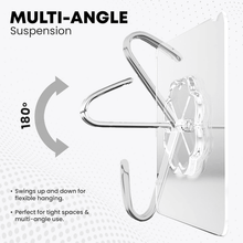 Multipurpose Strong Small Stainless Steel Adhesive Wall Hooks - justgrabit.in | Just Grab It