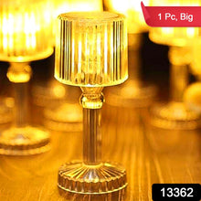 Big Acrylic LED Desk Lamps Table Lamp Portable Crystal, Diwali (1 Pc / Big) - justgrabit.in | Just Grab It