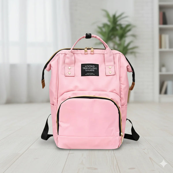Multipurpose Large Capacity Mom's Backpack Diaper Bag (1 Pc) - Justgrabit Inc.