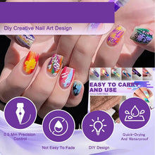 Nail Art Point Pen and Set Used by Women's for Their Fashion Purposes (Pack of 5Pcs) - justgrabit.in | Just Grab It