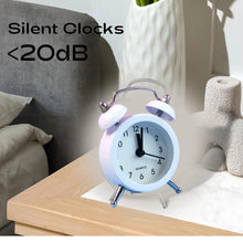 Small Twin - Bell Analog Alarm Clock - (1 Pc) - justgrabit.in | Just Grab It
