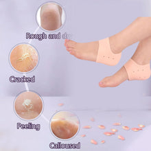 Anti Crack Silicone Half Gel Heel And Foot Protector Moisturizing Socks - Justgrabit Inc.