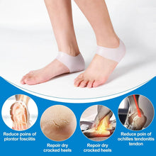 Anti Crack Silicone Half Gel Heel And Foot Protector Moisturizing Socks - Justgrabit Inc.