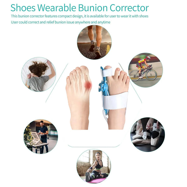 Adjustable Bunion Support Splint – Hallux Valgus Corrector for Men & Women - Justgrabit Inc.