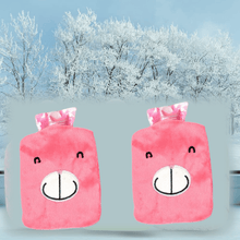 Pink Hot Water Bag with Cover Relief for Neck - justgrabit.in | Just Grab It
