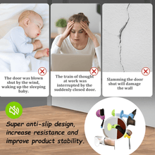 Self - Sucking Silicone Door Stopper (5 Pcs Set) - justgrabit.in | Just Grab It