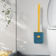 Silicone Toilet Brush with Holder (Without Box) - justgrabit.in | Just Grab It