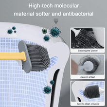 Silicone Toilet Brush with Holder (Without Box) - justgrabit.in | Just Grab It