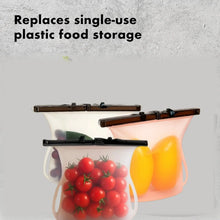 Eco - Friendly Food Storage: Reusable Silicone Bags (3 - Pack) - Leakproof & Safe - justgrabit.in | Just Grab It