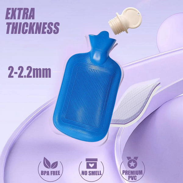 Rubber Hot Water Heating Bag for Pain Relief - Justgrabit Inc.