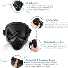 Motorcycle Goggles Off - Road Helmet Goggles Windproof Glasses Goggles Mask (1 Pc) - justgrabit.in | Just Grab It