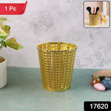 Luxury Golden Decorative Makeup Brush Holder Organizer (1 Pc) - justgrabit.in | Just Grab It
