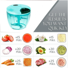 Manual Stainless Steel Vegetable Chopper – Compact, Extra Sharp with 5 Blades - Justgrabit Inc.