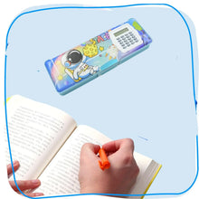 Magnetic Geometry Box - Double - Sided Pencil Case with Calculator for Students - Justgrabit Inc.