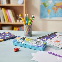 Magnetic Geometry Box - Double - Sided Pencil Case with Calculator for Students - Justgrabit Inc.