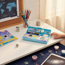 Magnetic Geometry Box - Double - Sided Pencil Case with Calculator for Students - Justgrabit Inc.