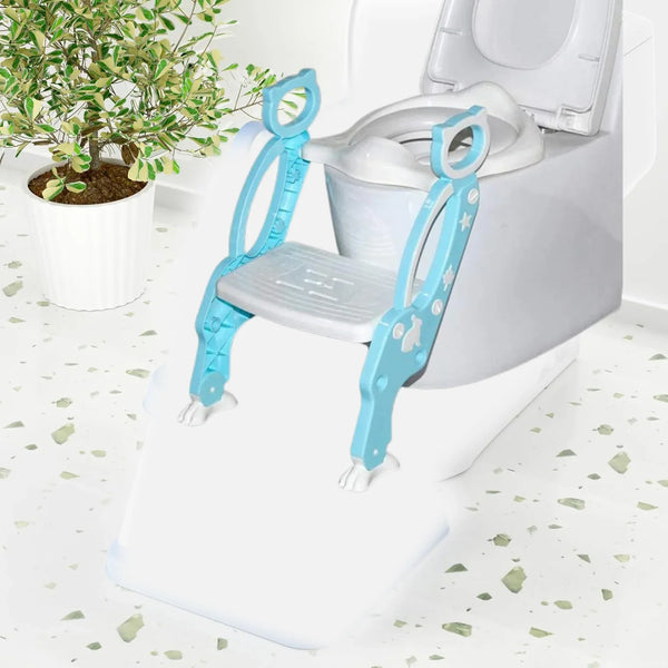 2 In 1 Potty Training Toilet Seat with Step Stool Ladder For Toddlers - Justgrabit Inc.