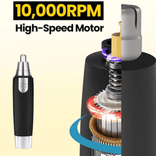 Sharp Steel Battery - Operated Ear and Nose Hair Trimmer - justgrabit.in | Just Grab It