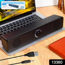 Desktop, Computer Speaker, Wired Plug and Play USB Powered Speaker (1 Pc) - justgrabit.in | Just Grab It